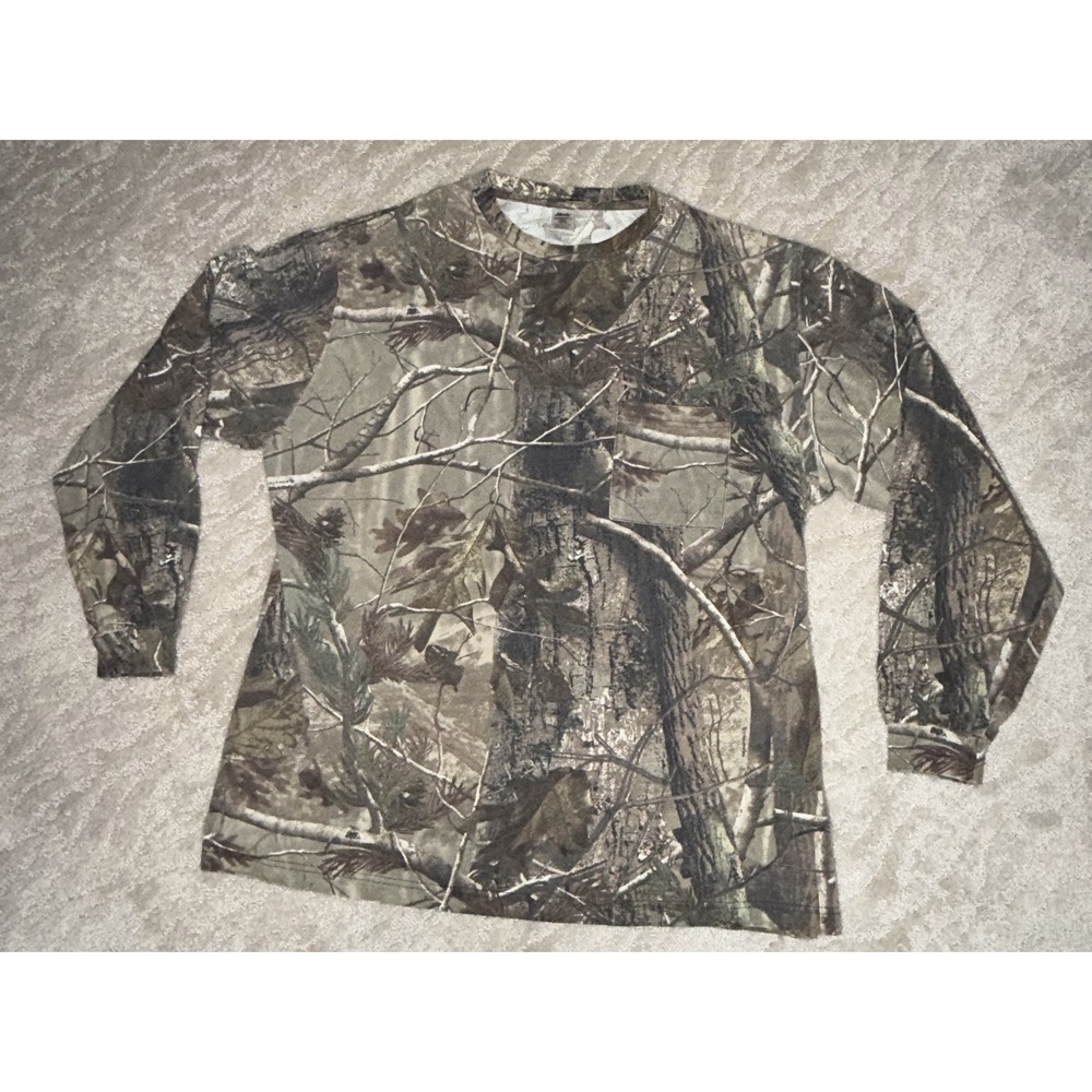 Liberty RealTree  Camouflage Long Sleeve Hunting T-Shirt Multicolor X-Large-2Q-1